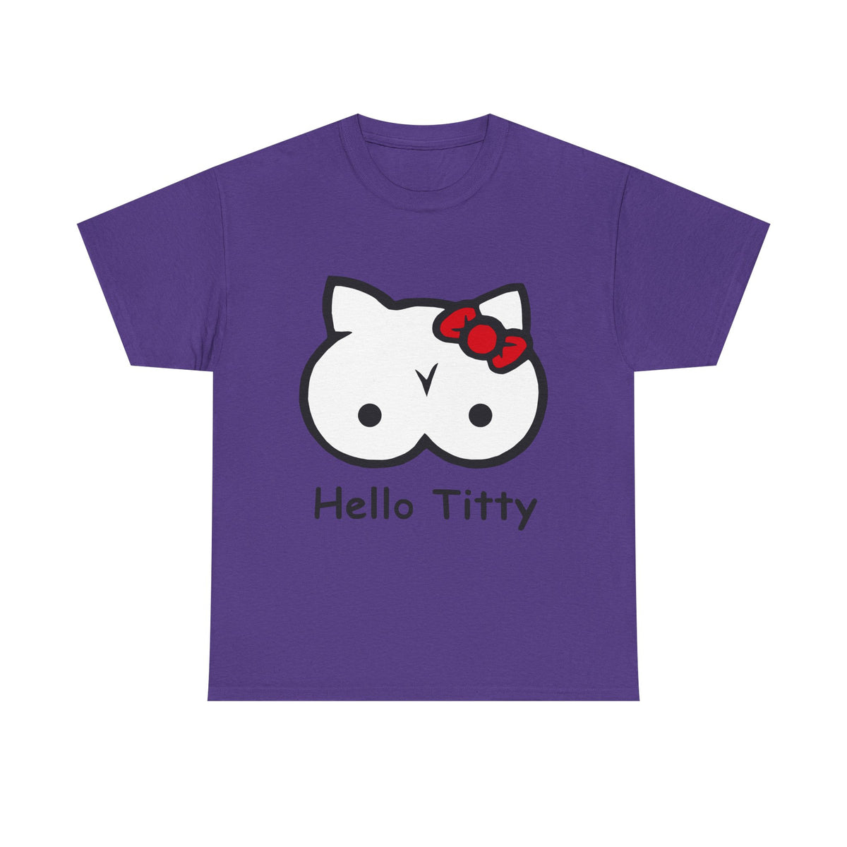 Hello Titty – Funny Offensive Parody T-Shirt