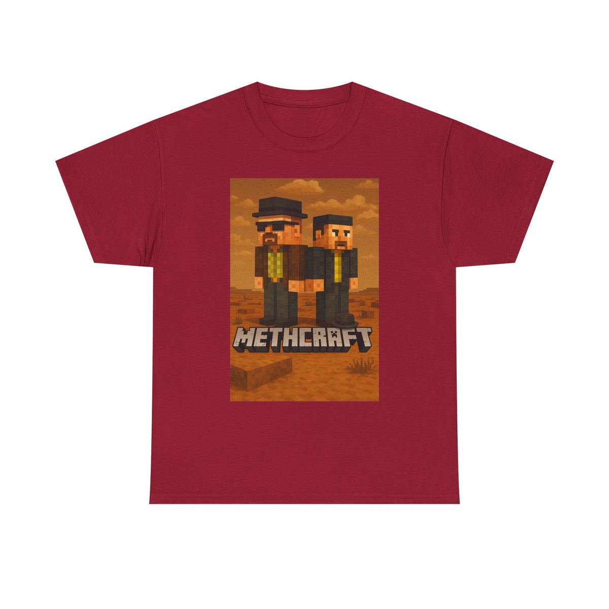 Methcraft – Funny Block Game Parody T-Shirt