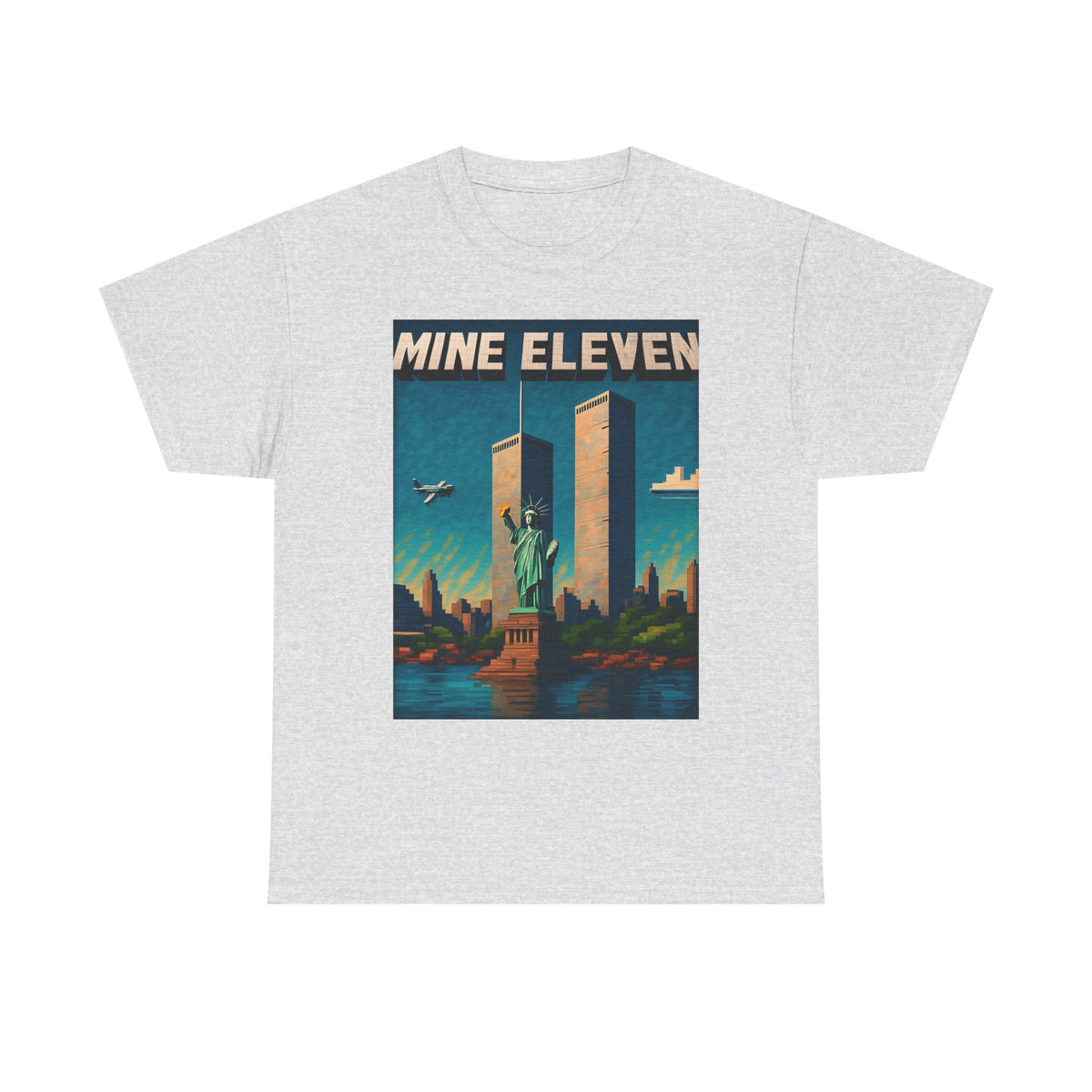 Mine Eleven – Funny Sci-Fi Gamer Parody T-Shirt