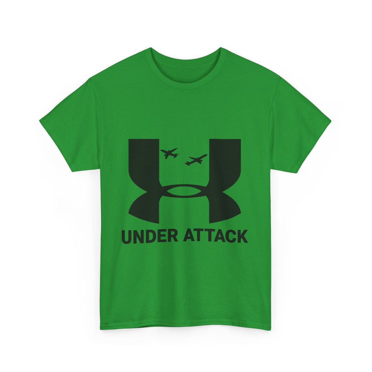 Under Attack – Funny Sportswear Parody T-Shirt