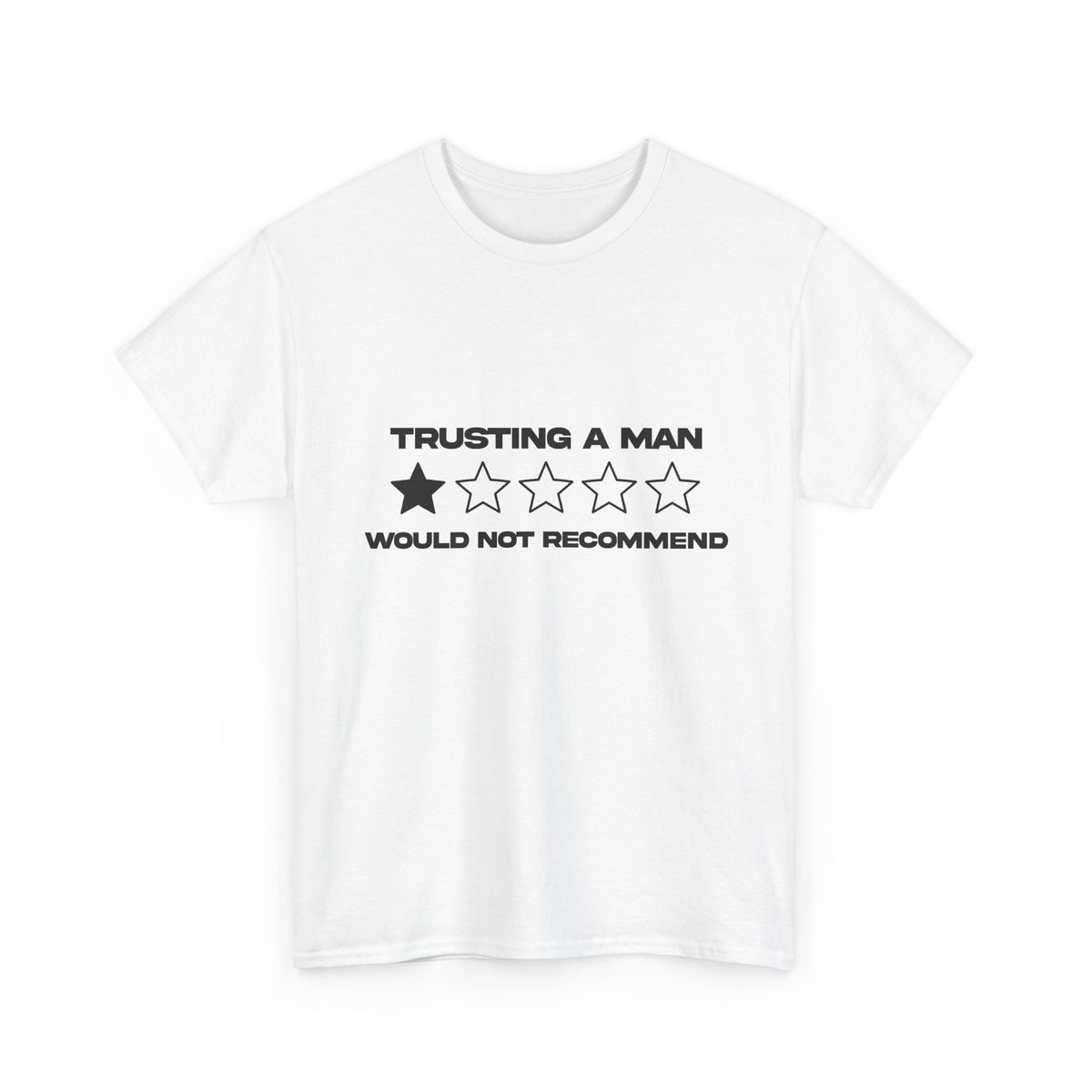 Trusting a man/ would not recommend