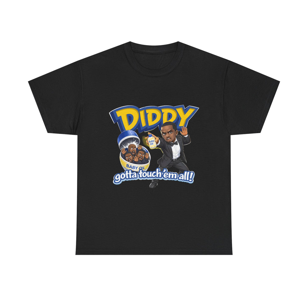 Diddymon – Funny Pikachu Parody Graphic T-Shirt