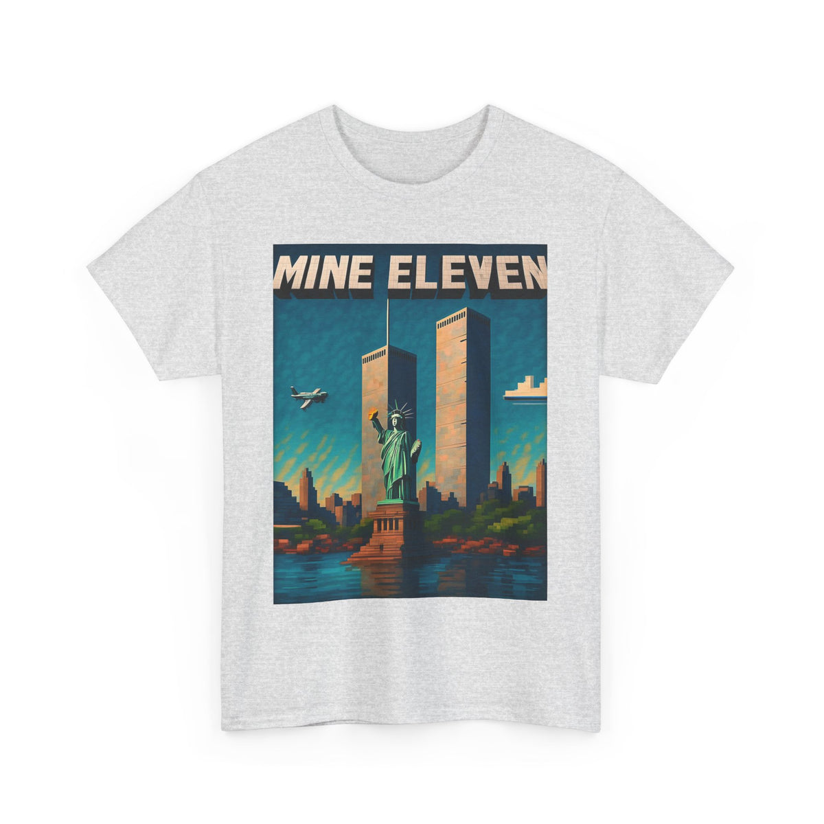 Mine Eleven – Funny Sci-Fi Gamer Parody T-Shirt