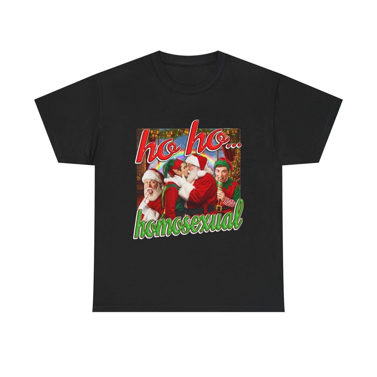Ho Ho Homosexual – Funny Gay Christmas T-Shirt