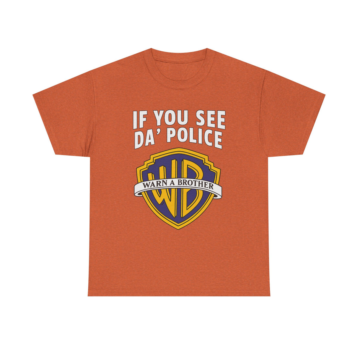 Warn a Brother – Funny Movie Studio Parody T-Shirt
