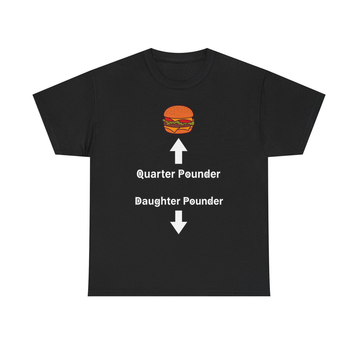Daughter Pounder Funny Food Graphic T-Shirt