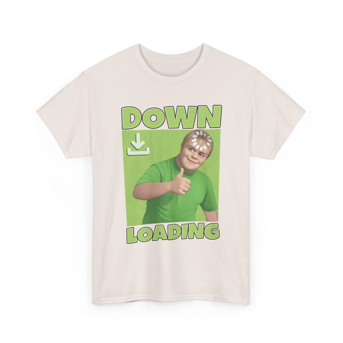 Down Loading – Funny Progress Bar Parody T-Shirt