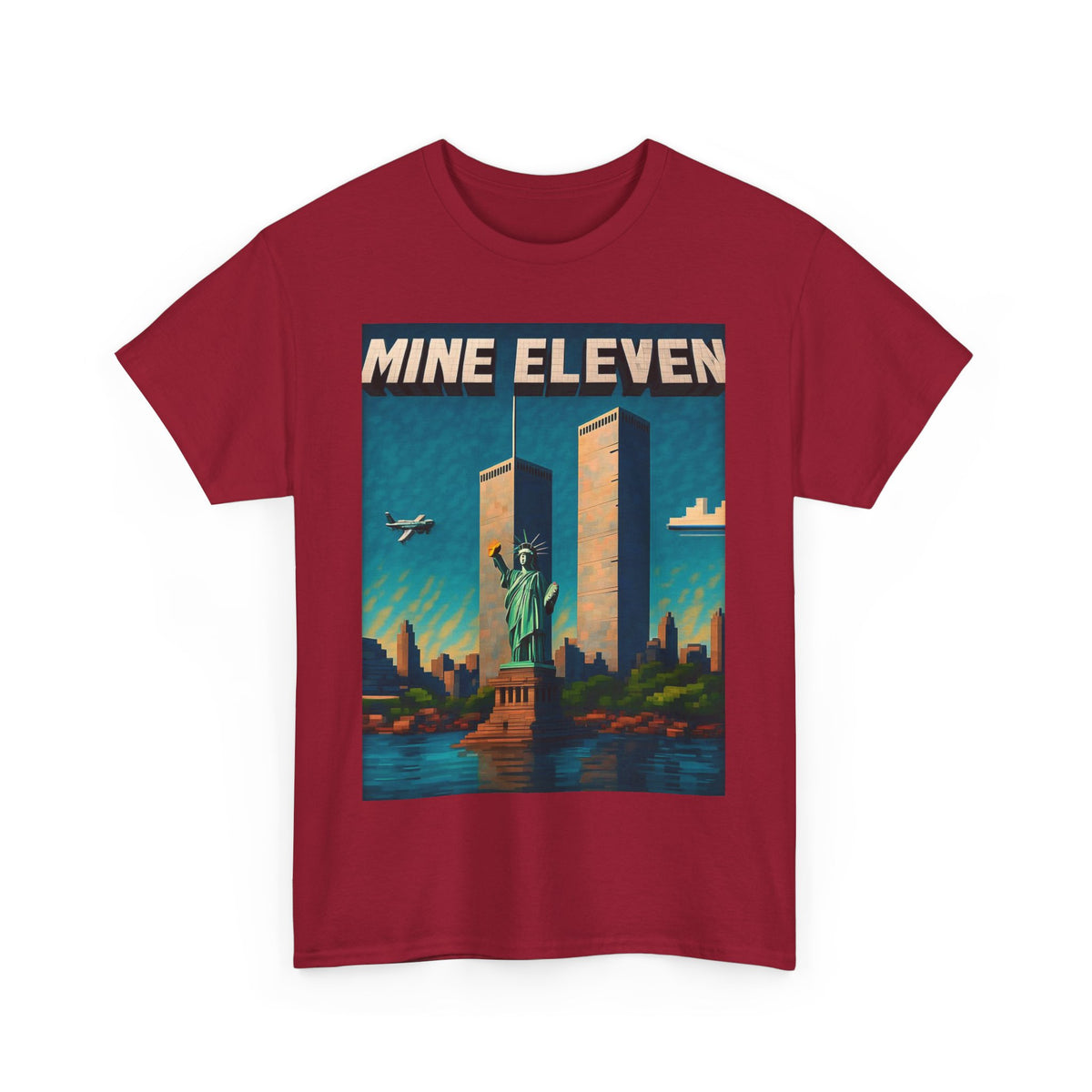 Mine Eleven – Funny Sci-Fi Gamer Parody T-Shirt