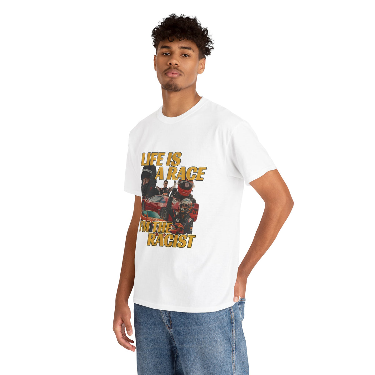 Life is a race Funny Graphic T-Shirt