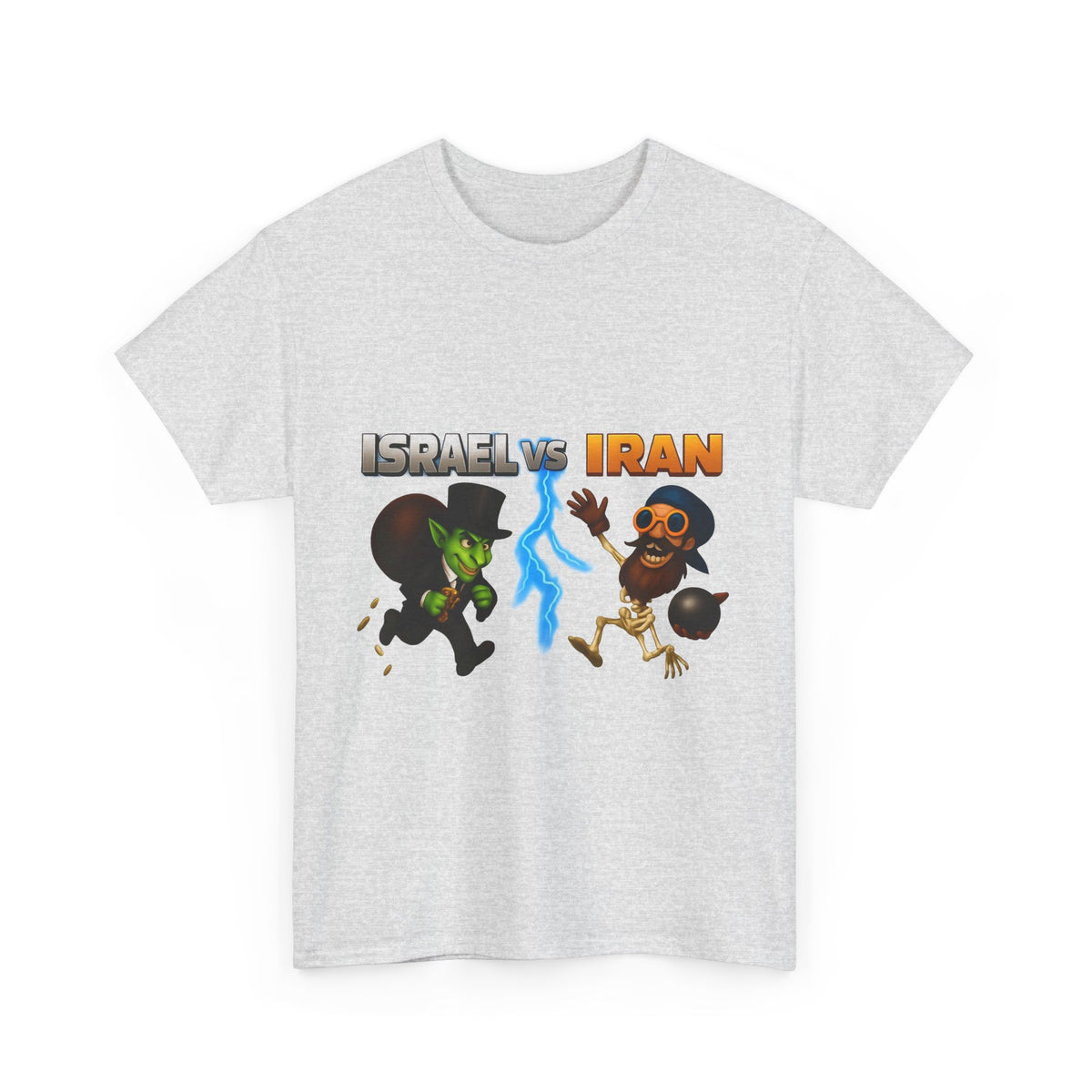 Isreal VS Iran - Funny Geopolitics Meme Graphic T-Shirt