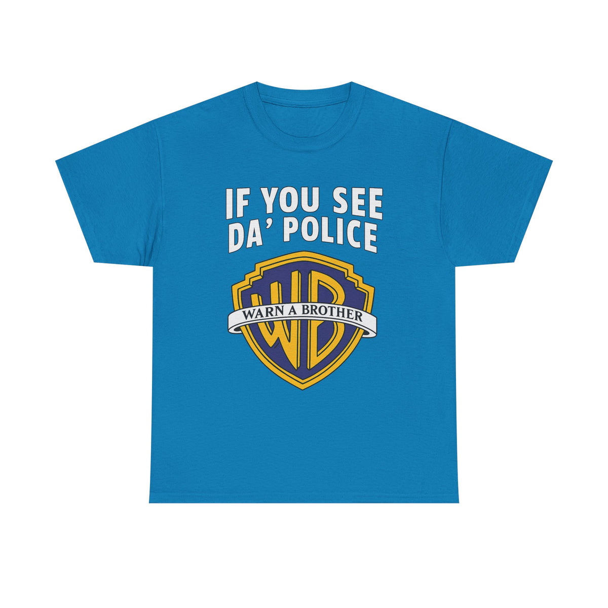 Warn a Brother – Funny Movie Studio Parody T-Shirt