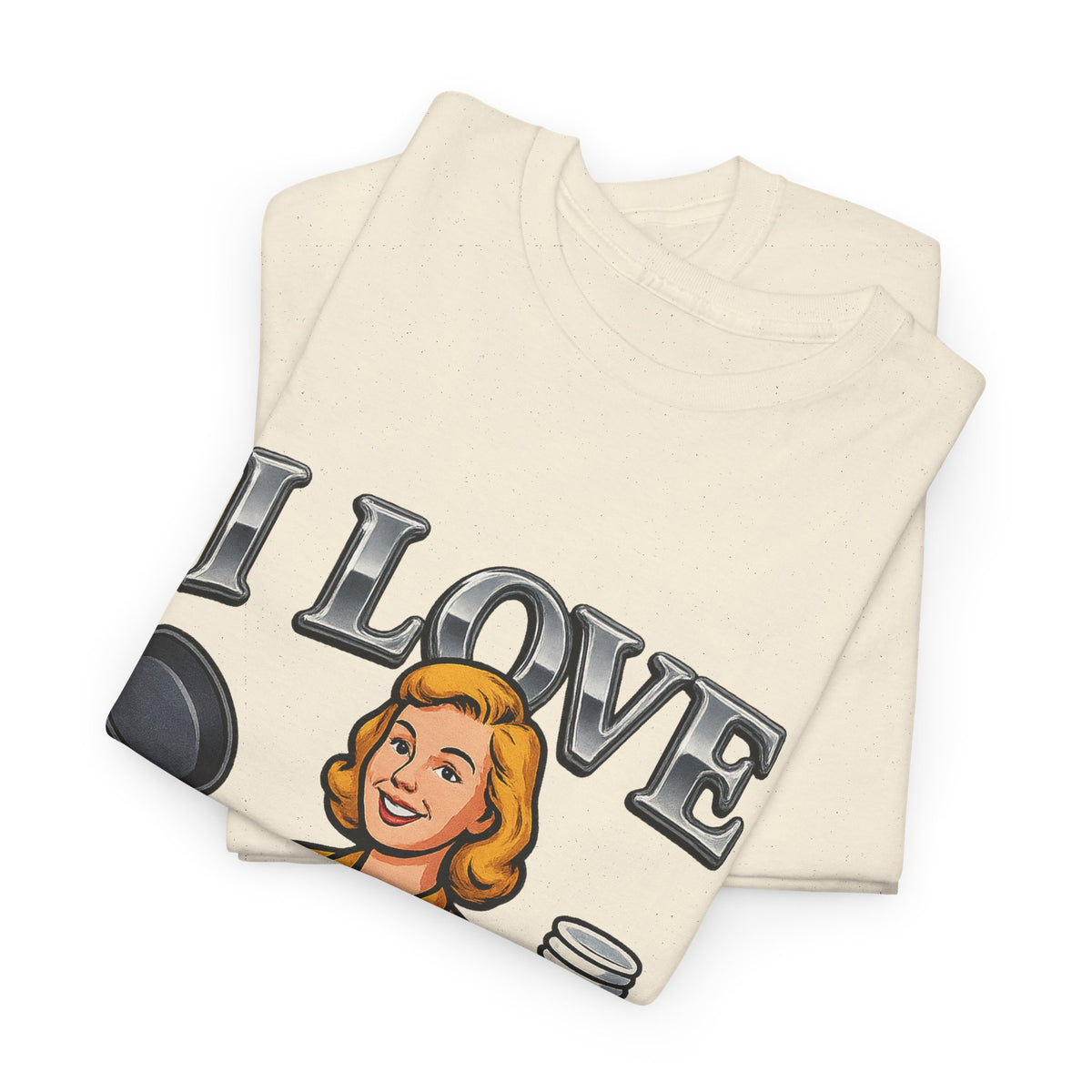 I Love Women's Sports Funny Graphic T-Shirt