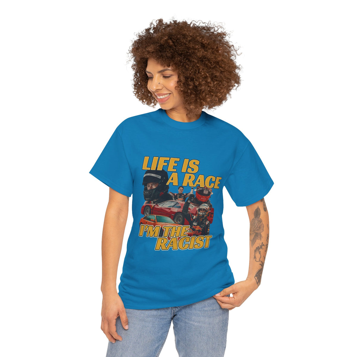 Life is a race Funny Graphic T-Shirt