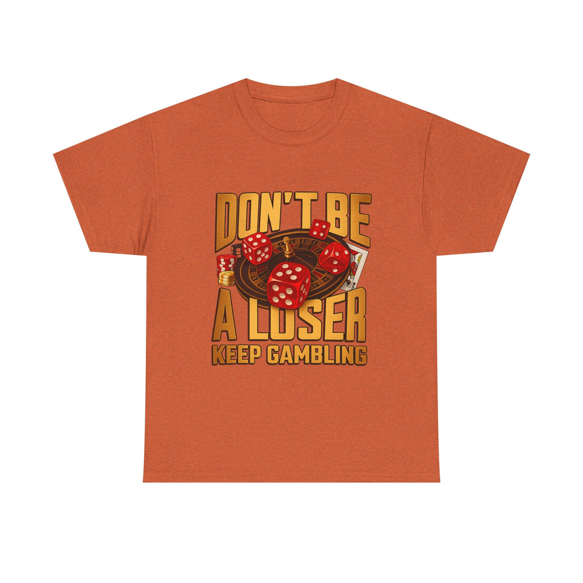 Keep Gambling funny casino shirt in alternate color, unisex graphic tee