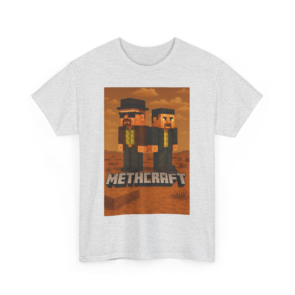 Methcraft – Funny Block Game Parody T-Shirt