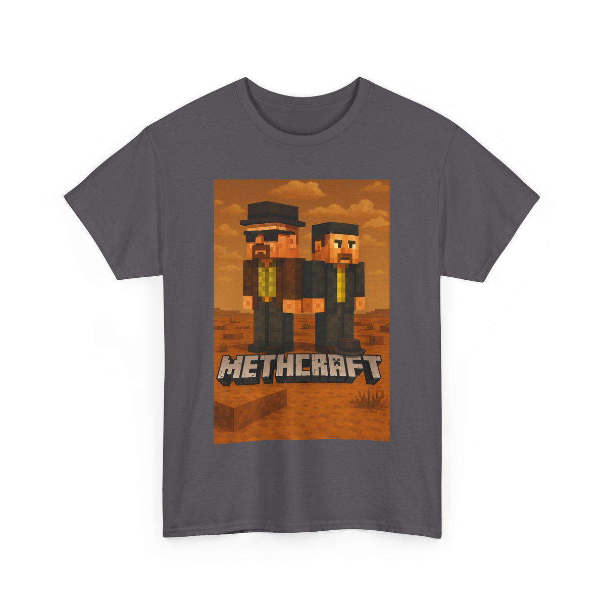 Methcraft – Funny Block Game Parody T-Shirt