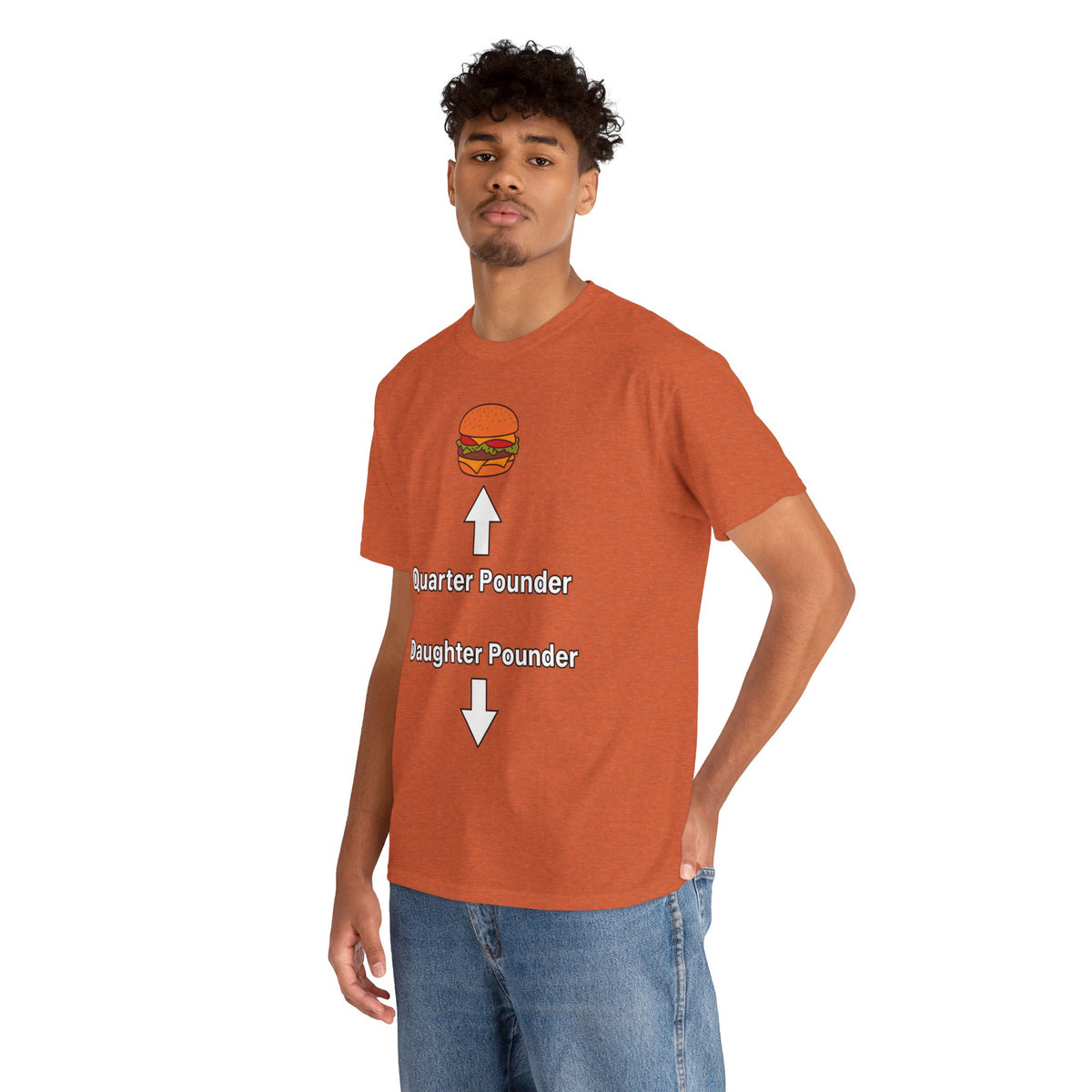 Daughter Pounder Funny Food Graphic T-Shirt