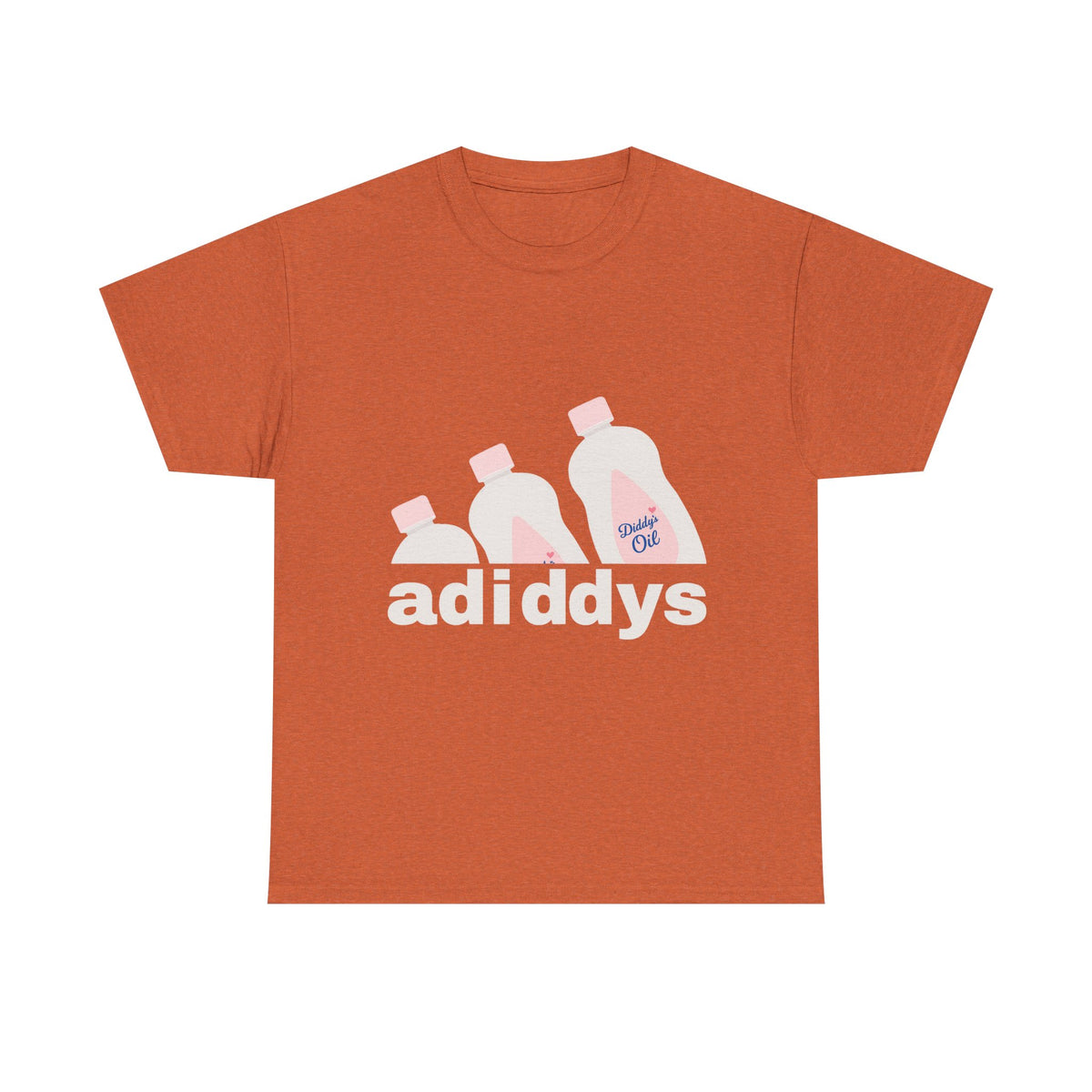 Adiddys funny sneaker parody t-shirt alternate color, heavy cotton unisex tee