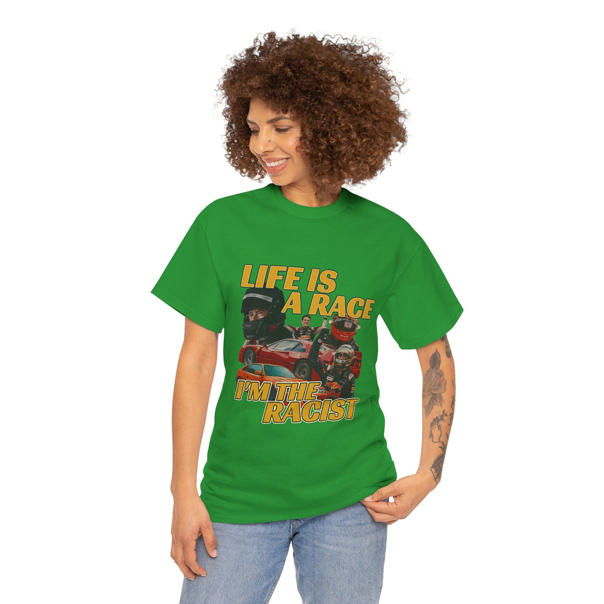 Life is a race Funny Graphic T-Shirt