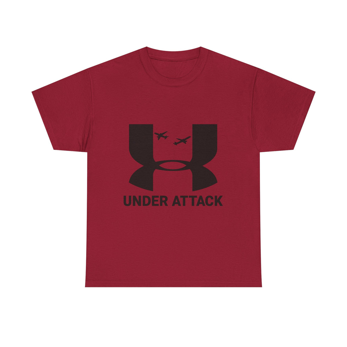 Under Attack – Funny Sportswear Parody T-Shirt