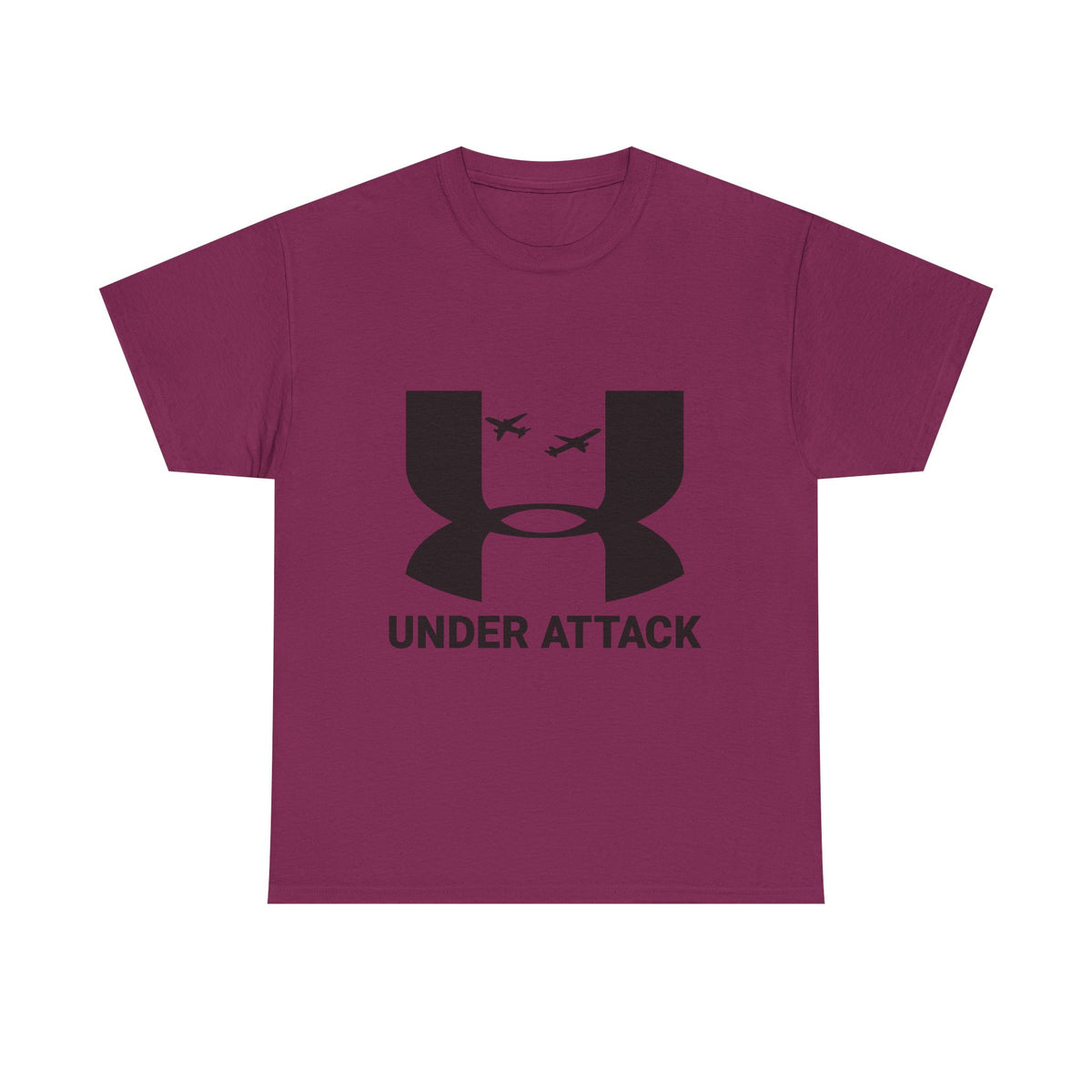 Under Attack – Funny Sportswear Parody T-Shirt