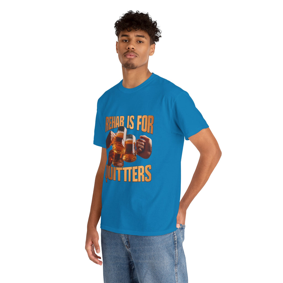 Rihab Is for Quitters – Funny Sarcastic T-Shirt