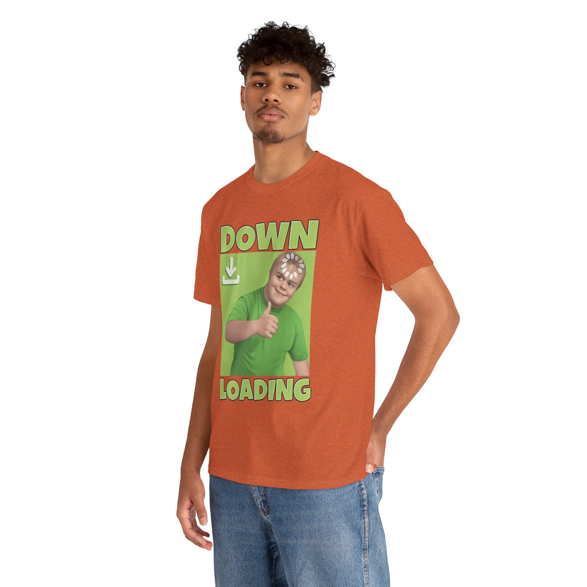 Down Loading – Funny Progress Bar Parody T-Shirt