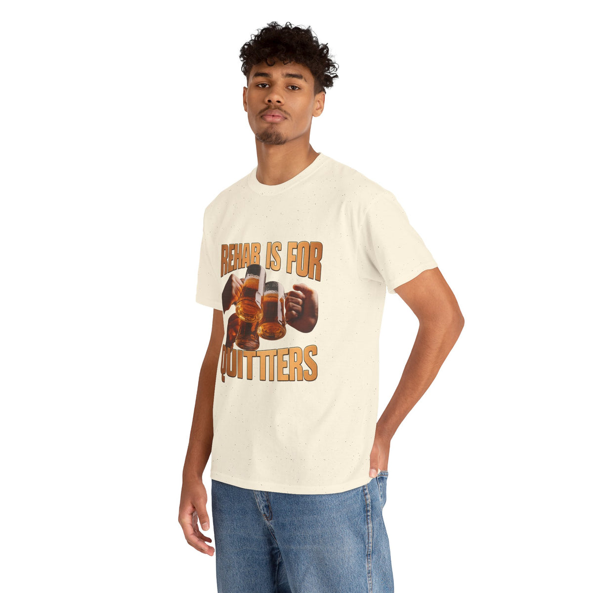Rihab Is for Quitters – Funny Sarcastic T-Shirt