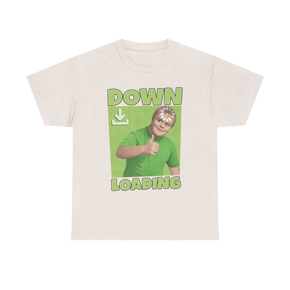 Down Loading – Funny Progress Bar Parody T-Shirt