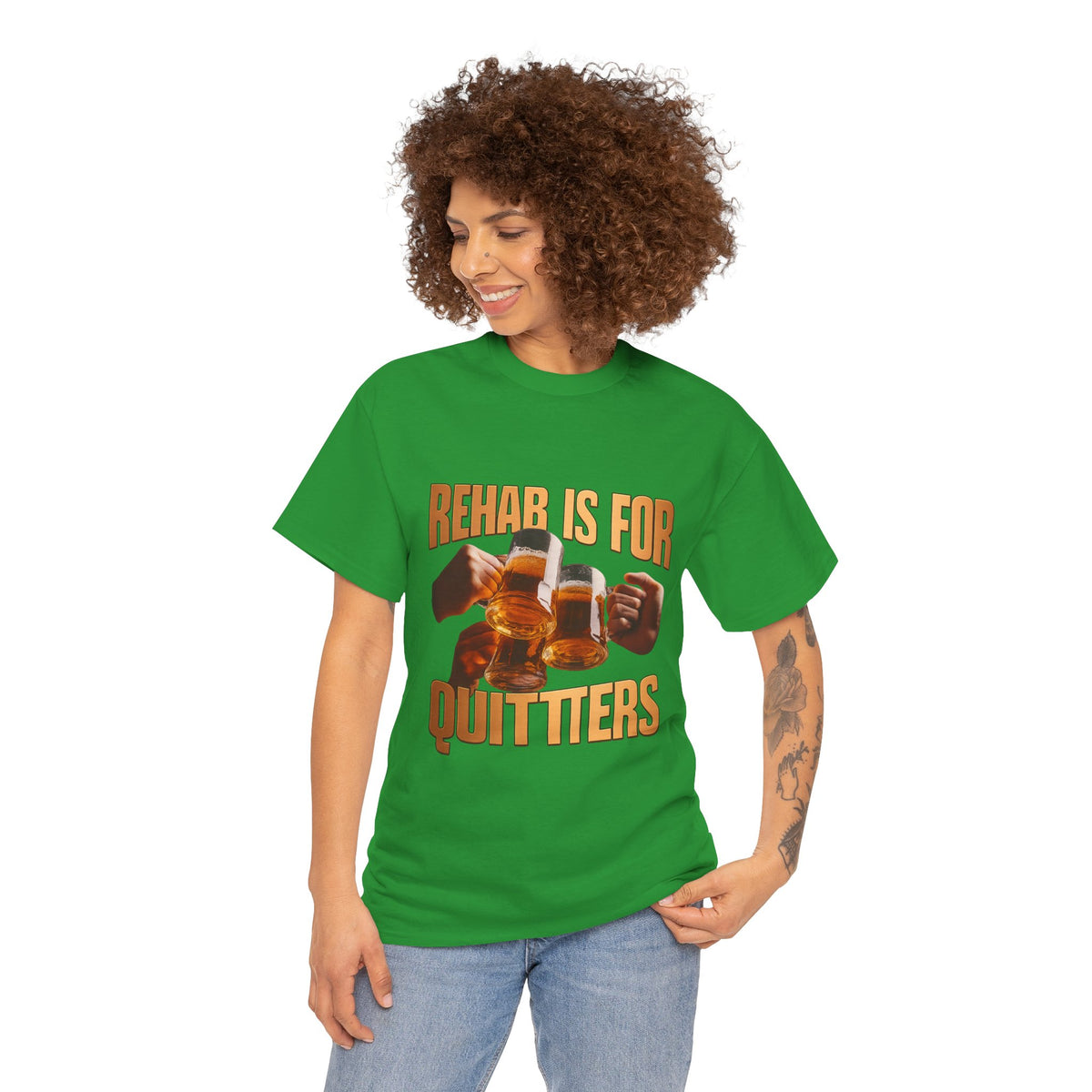 Rihab Is for Quitters – Funny Sarcastic T-Shirt
