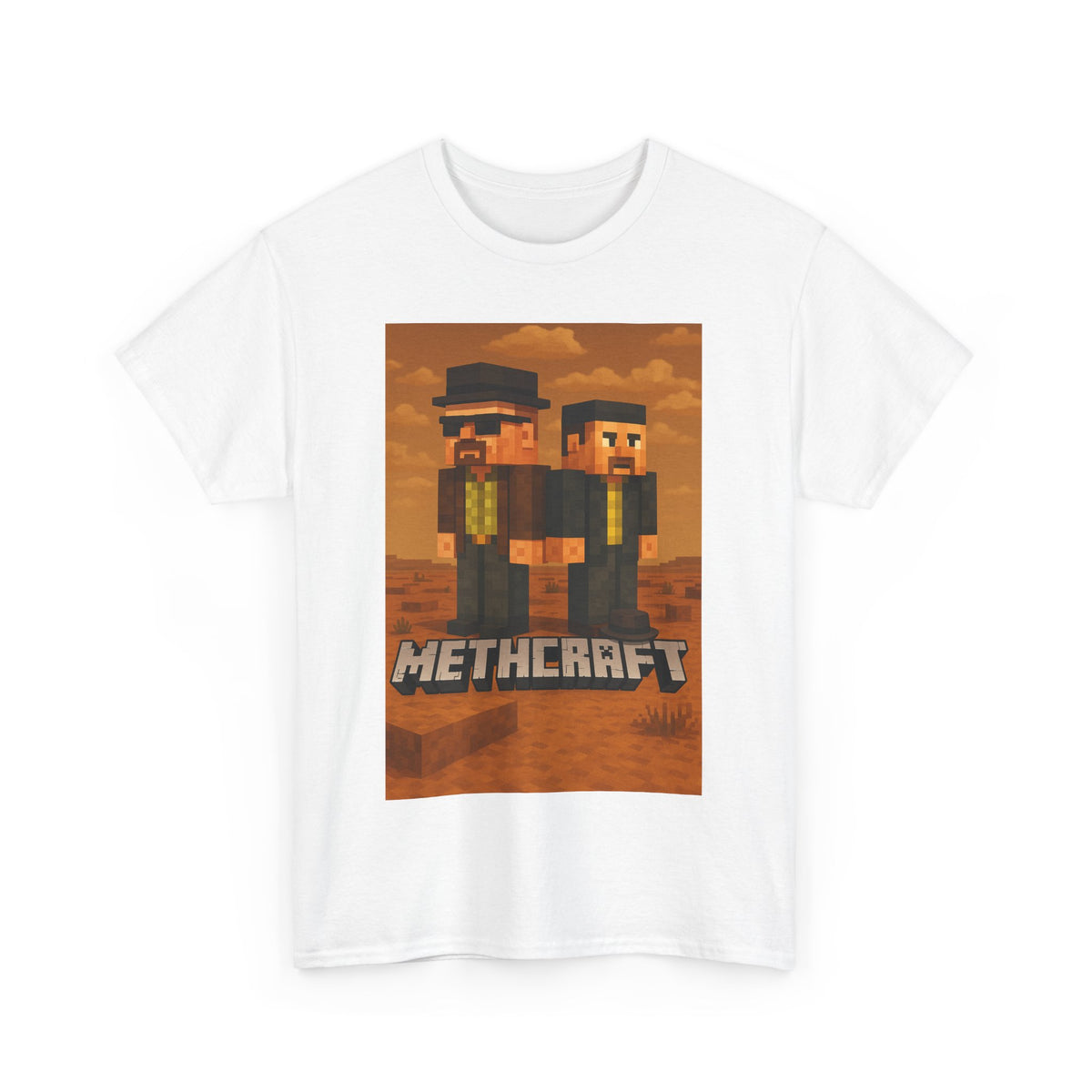 Methcraft – Funny Block Game Parody T-Shirt