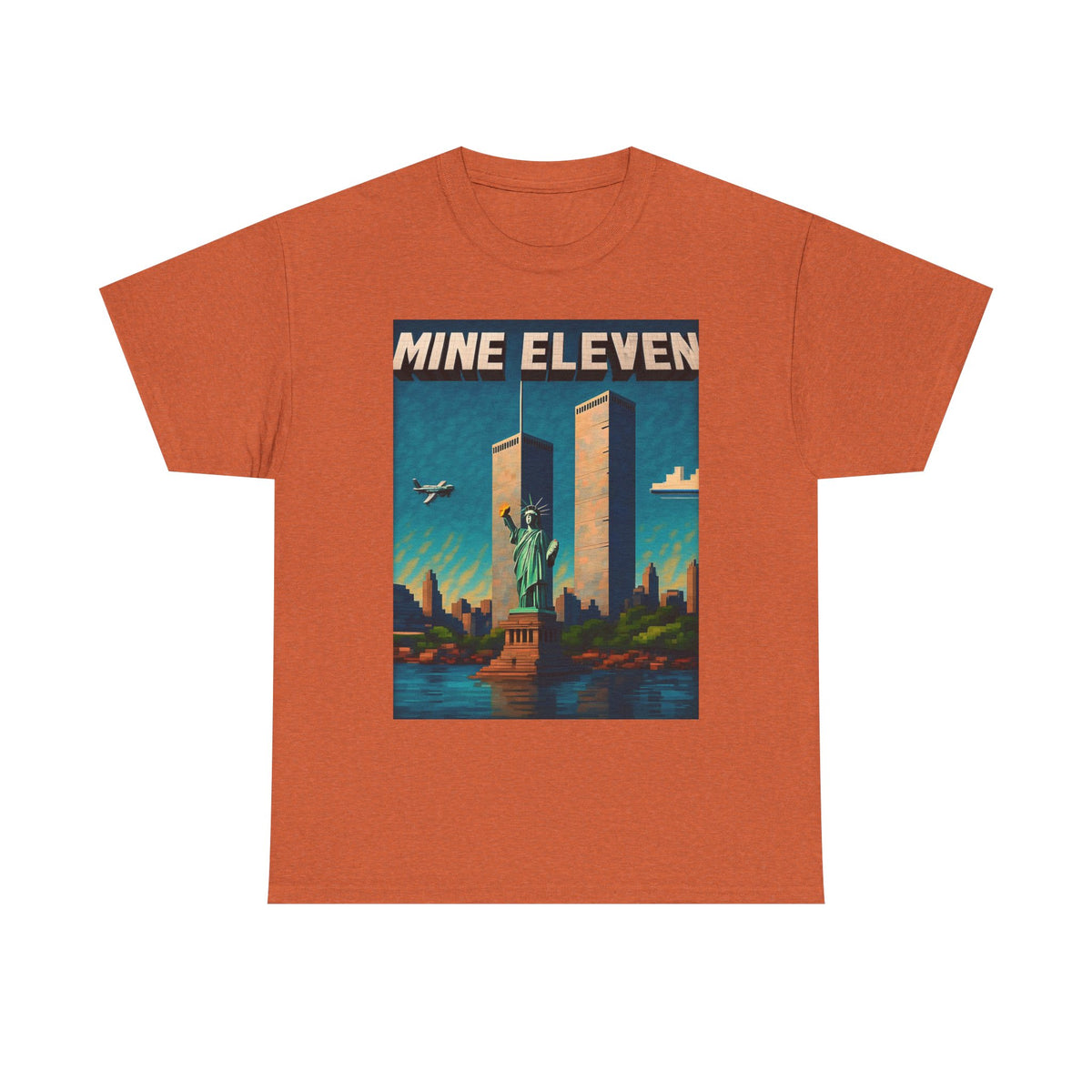 Mine Eleven – Funny Sci-Fi Gamer Parody T-Shirt