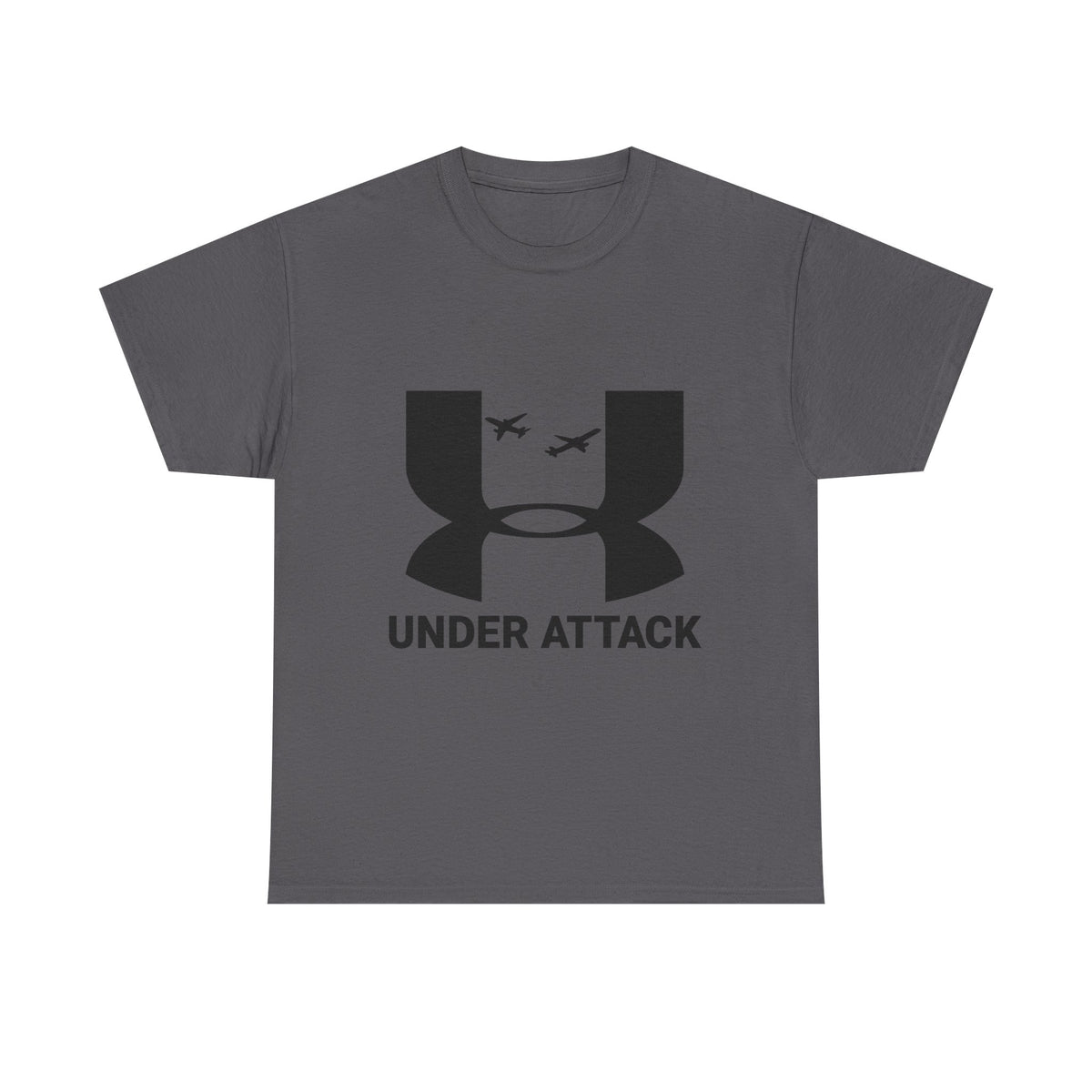 Under Attack – Funny Sportswear Parody T-Shirt