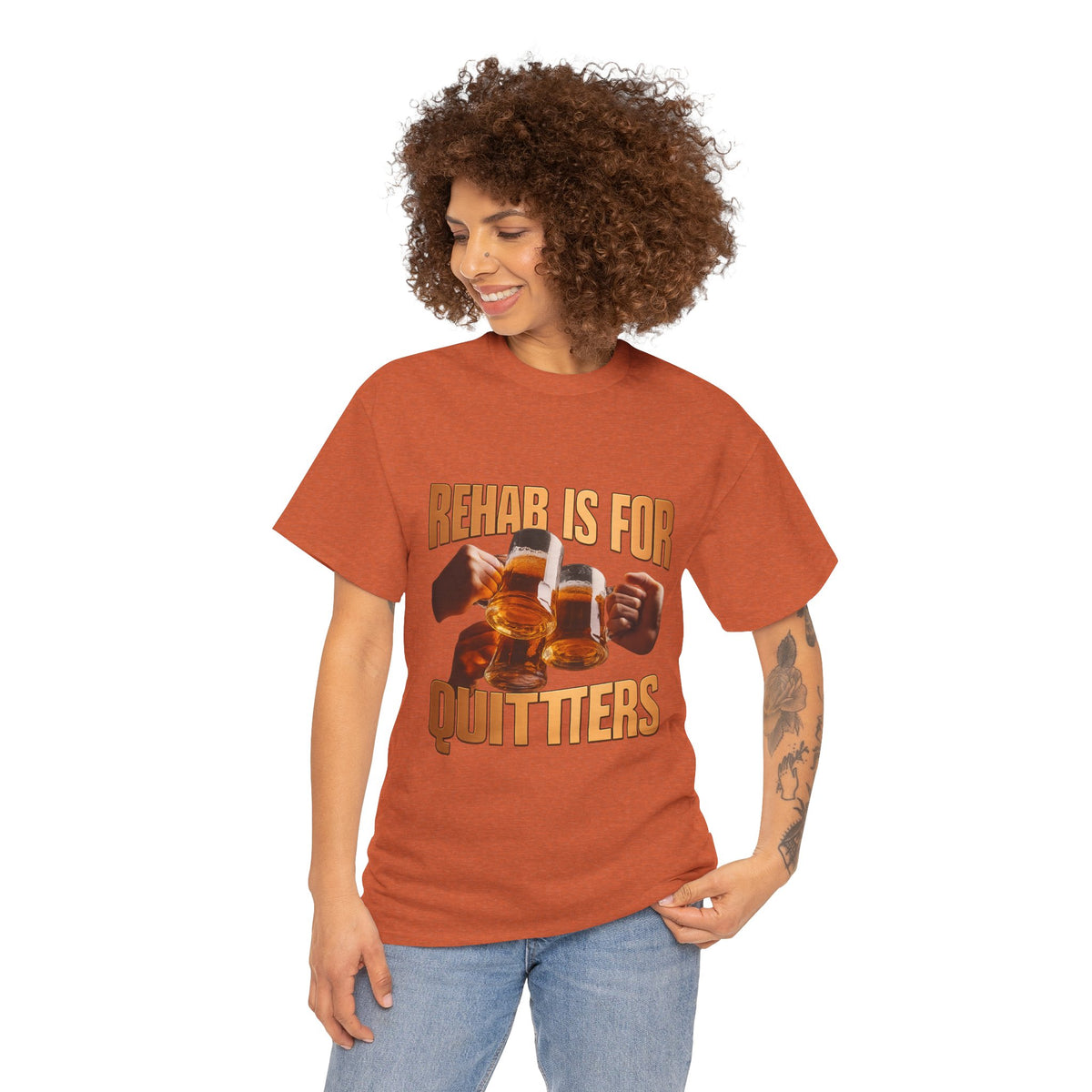 Rihab Is for Quitters – Funny Sarcastic T-Shirt