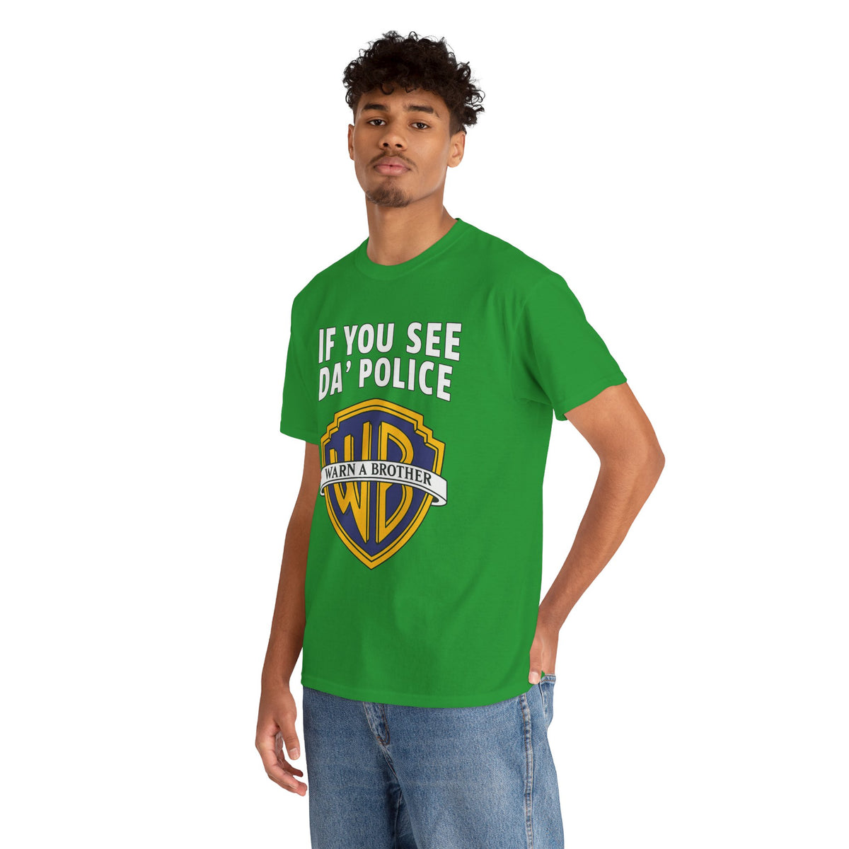 Warn a Brother – Funny Movie Studio Parody T-Shirt