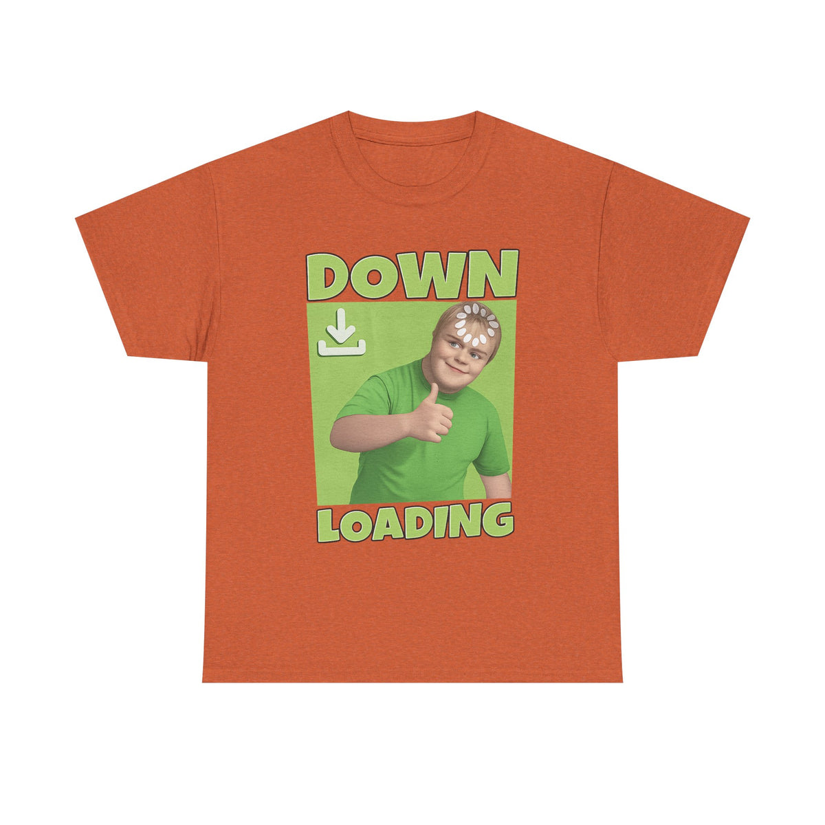 Down Loading – Funny Progress Bar Parody T-Shirt