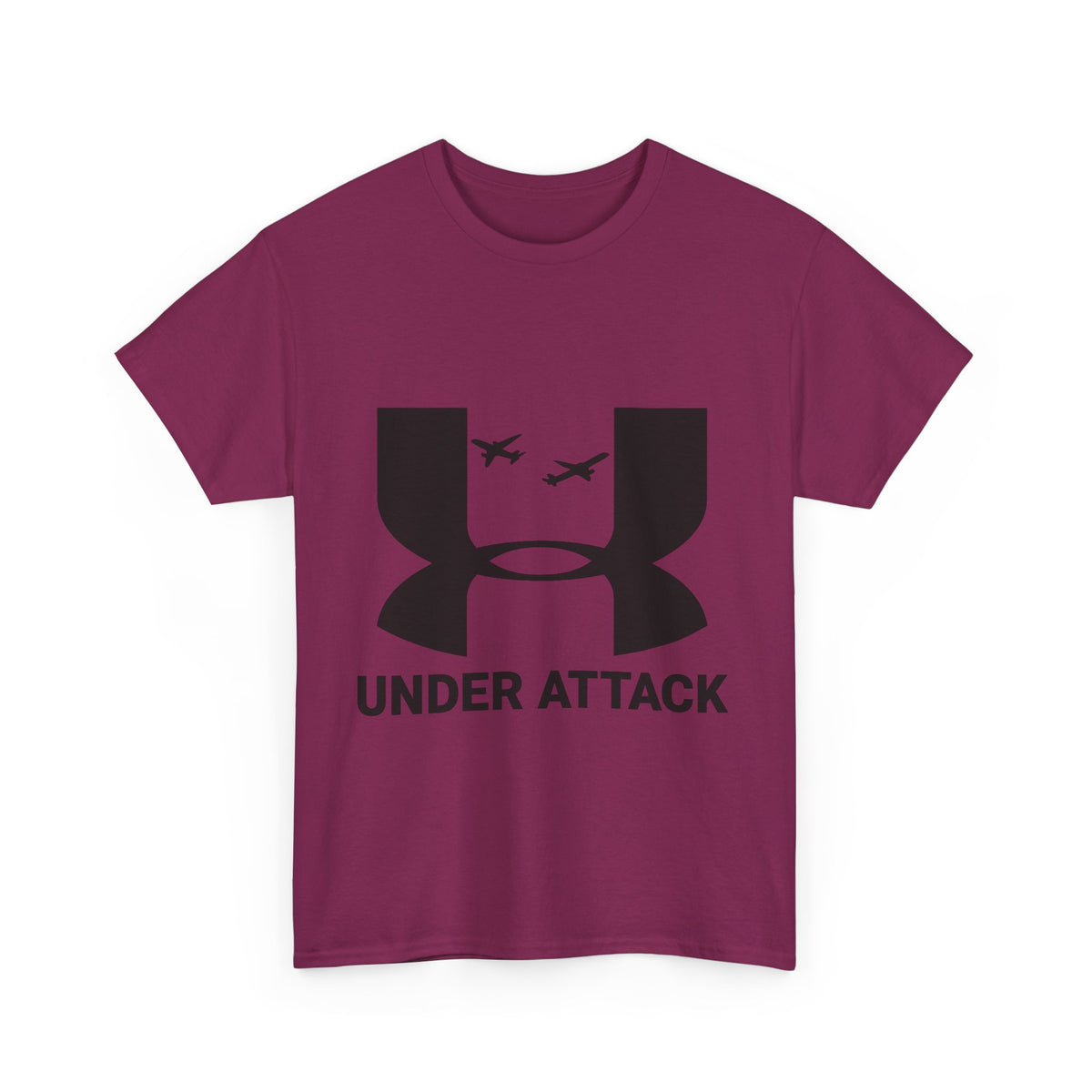 Under Attack – Funny Sportswear Parody T-Shirt